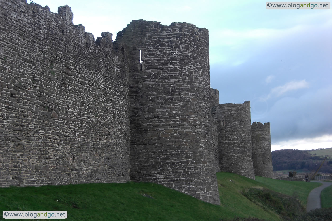 Conwy - Looking out from the Mill Gate